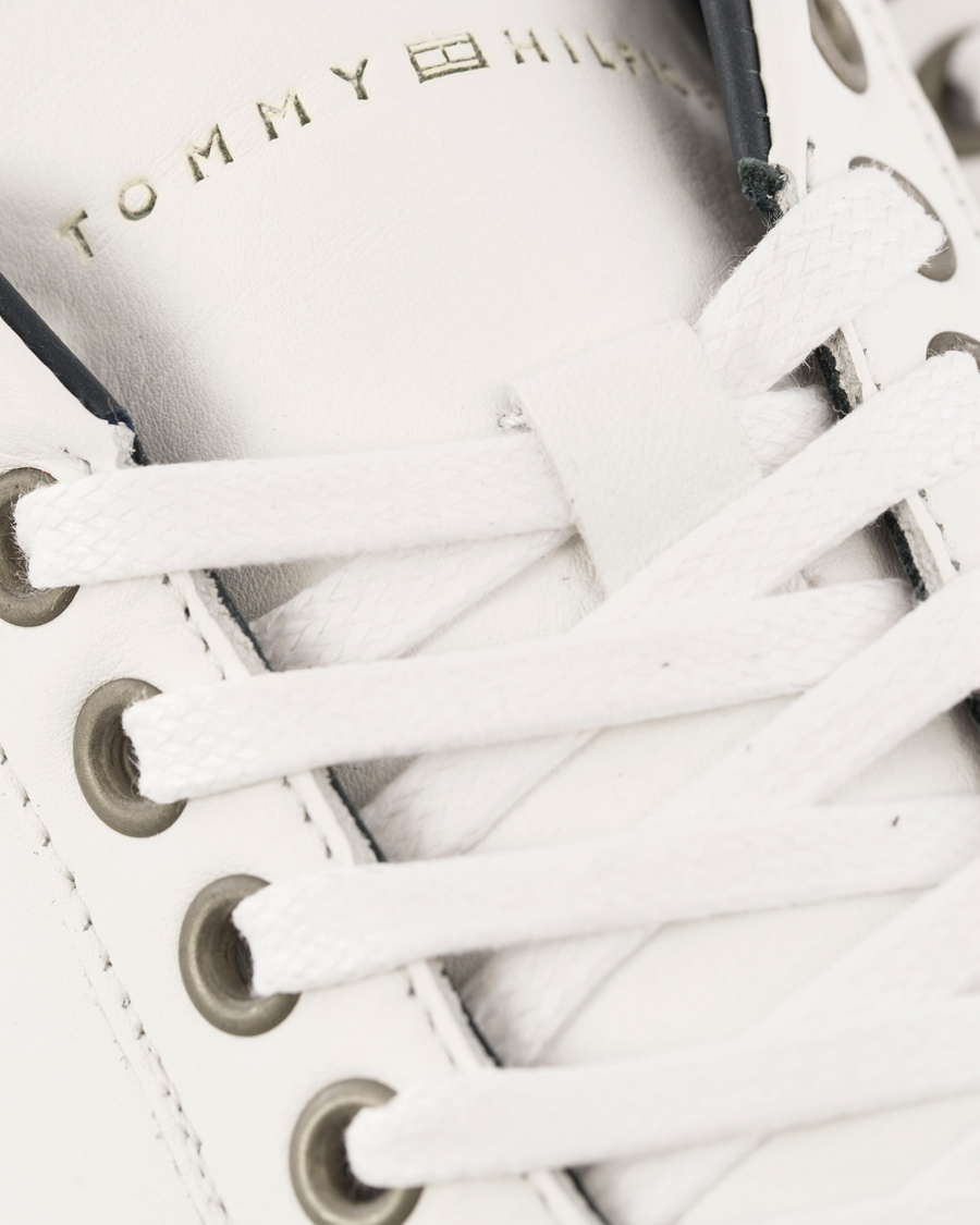 Herre | Tommy Hilfiger Mount Sneaker White Leather | Tommy Hilfiger | Mount Sneaker White Leather