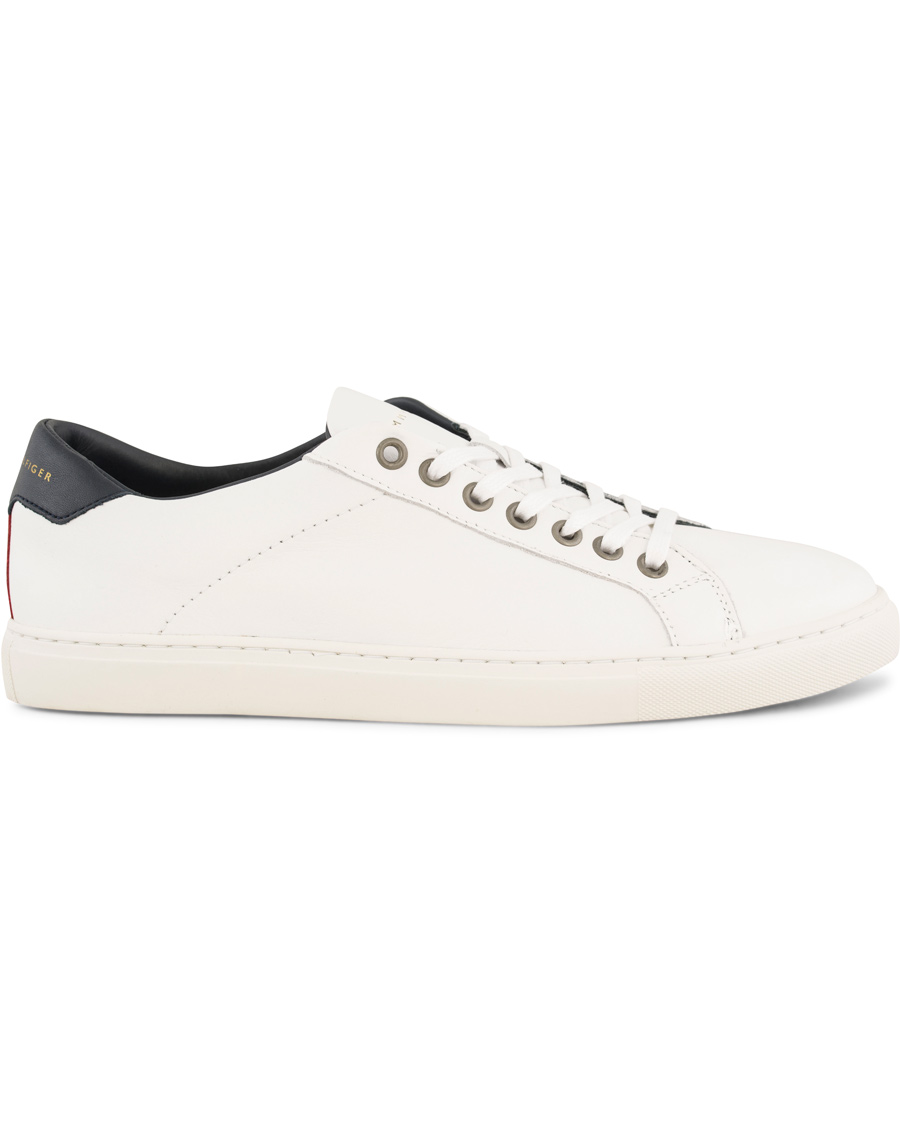 Herre | Tommy Hilfiger Mount Sneaker White Leather | Tommy Hilfiger | Mount Sneaker White Leather