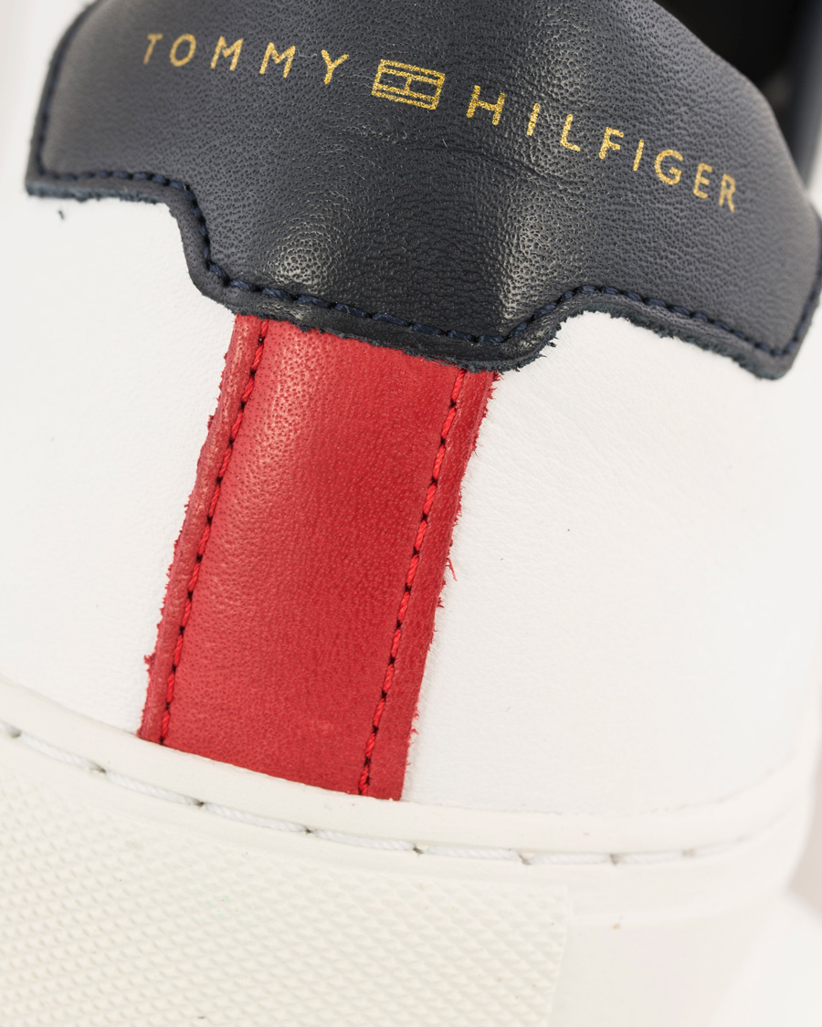 Herre | Tommy Hilfiger Mount Sneaker White Leather | Tommy Hilfiger | Mount Sneaker White Leather
