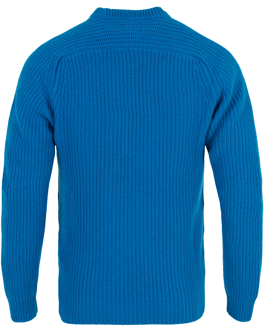 Herre | Trøjer | GANT Diamond G | Lambswool Cashmere Crew Neck Teal Blue