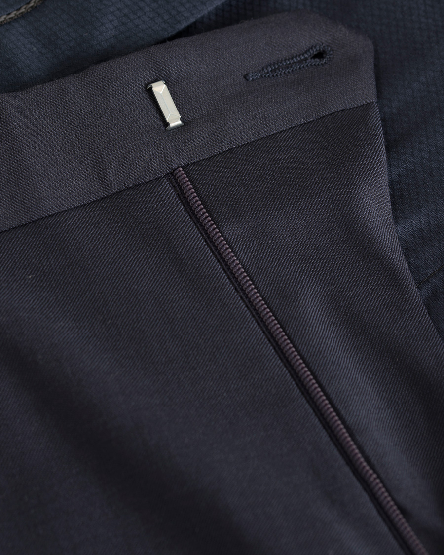 Herre | Bukser | GANT Diamond G | Tailored Slim Travel Pants Ink Blue