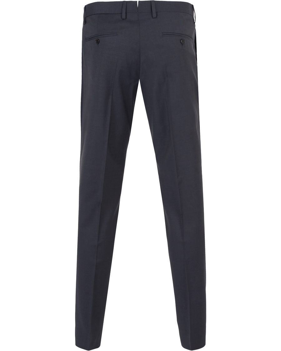 Herre | Bukser | GANT Diamond G | Tailored Slim Travel Pants Ink Blue