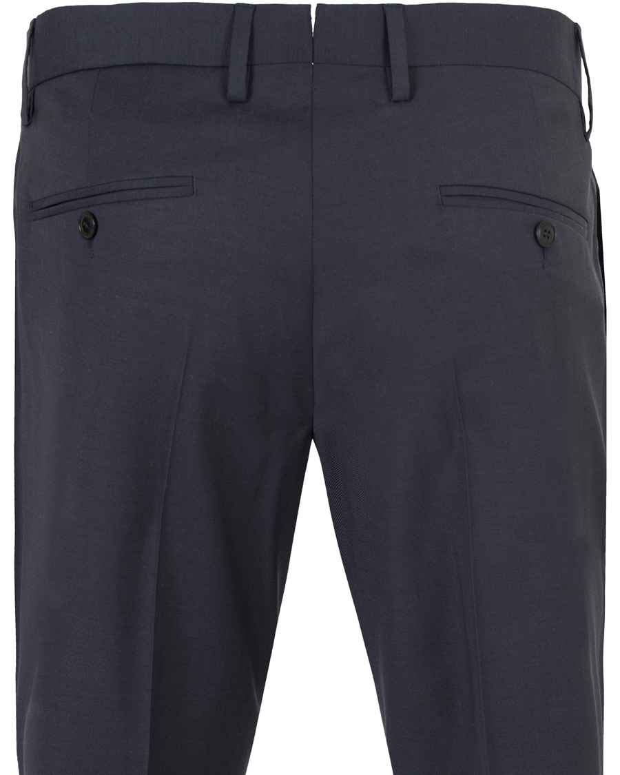 Herre | Bukser | GANT Diamond G | Tailored Slim Travel Pants Ink Blue