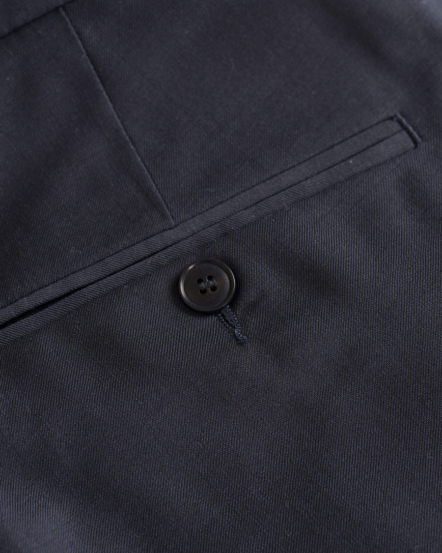 Herre | Bukser | GANT Diamond G | Tailored Slim Travel Pants Ink Blue