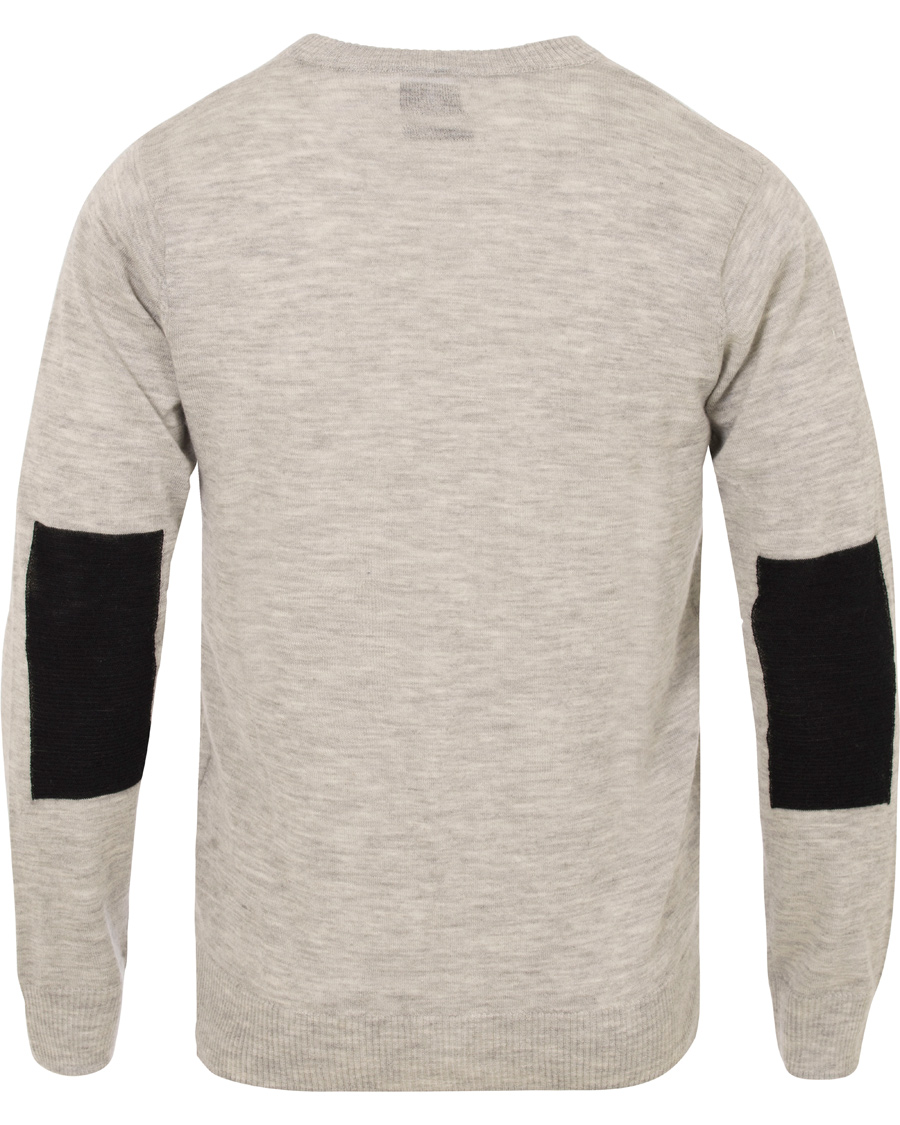 Herre | Trøjer | GANT Diamond G | Extra Fine Cashmere Crew Neck Light Grey Melange