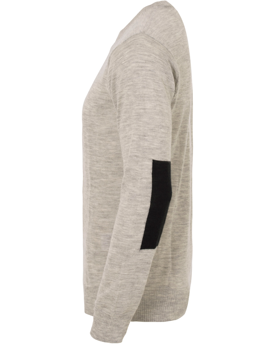 Herre | Trøjer | GANT Diamond G | Extra Fine Cashmere Crew Neck Light Grey Melange
