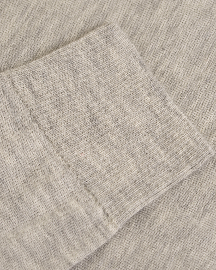 Herre | Trøjer | GANT Diamond G | Extra Fine Cashmere Crew Neck Light Grey Melange