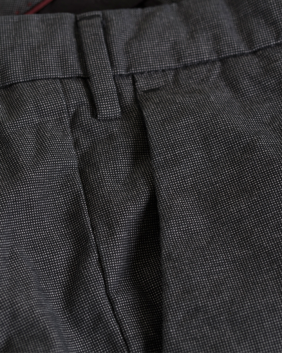 Herre | Bukser | GANT | Tailored Slim Wool Look Slacks Graphite