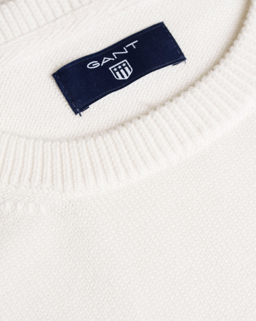 Herre | Trøjer | GANT | American Flag Sweater Off White