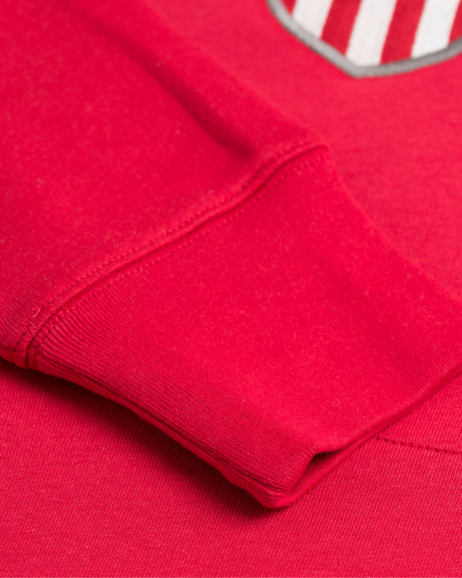 Herre | Trøjer | GANT | Shield Sweat Hoodie Thunder Red