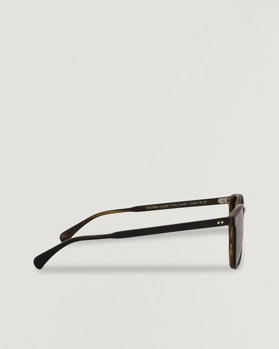 Herre | Oliver Peoples Finley ESQ Sunglasses Matte Black/Moss Tortoise | Oliver Peoples | Finley ESQ Sunglasses Matte Black/Moss Tortoise