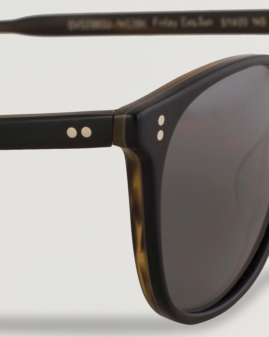 Herre | Oliver Peoples Finley ESQ Sunglasses Matte Black/Moss Tortoise | Oliver Peoples | Finley ESQ Sunglasses Matte Black/Moss Tortoise