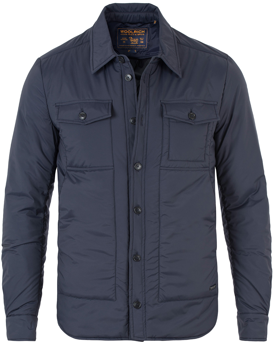 Herre | Jakker | Woolrich | Comfort Shirt Jacket Navy