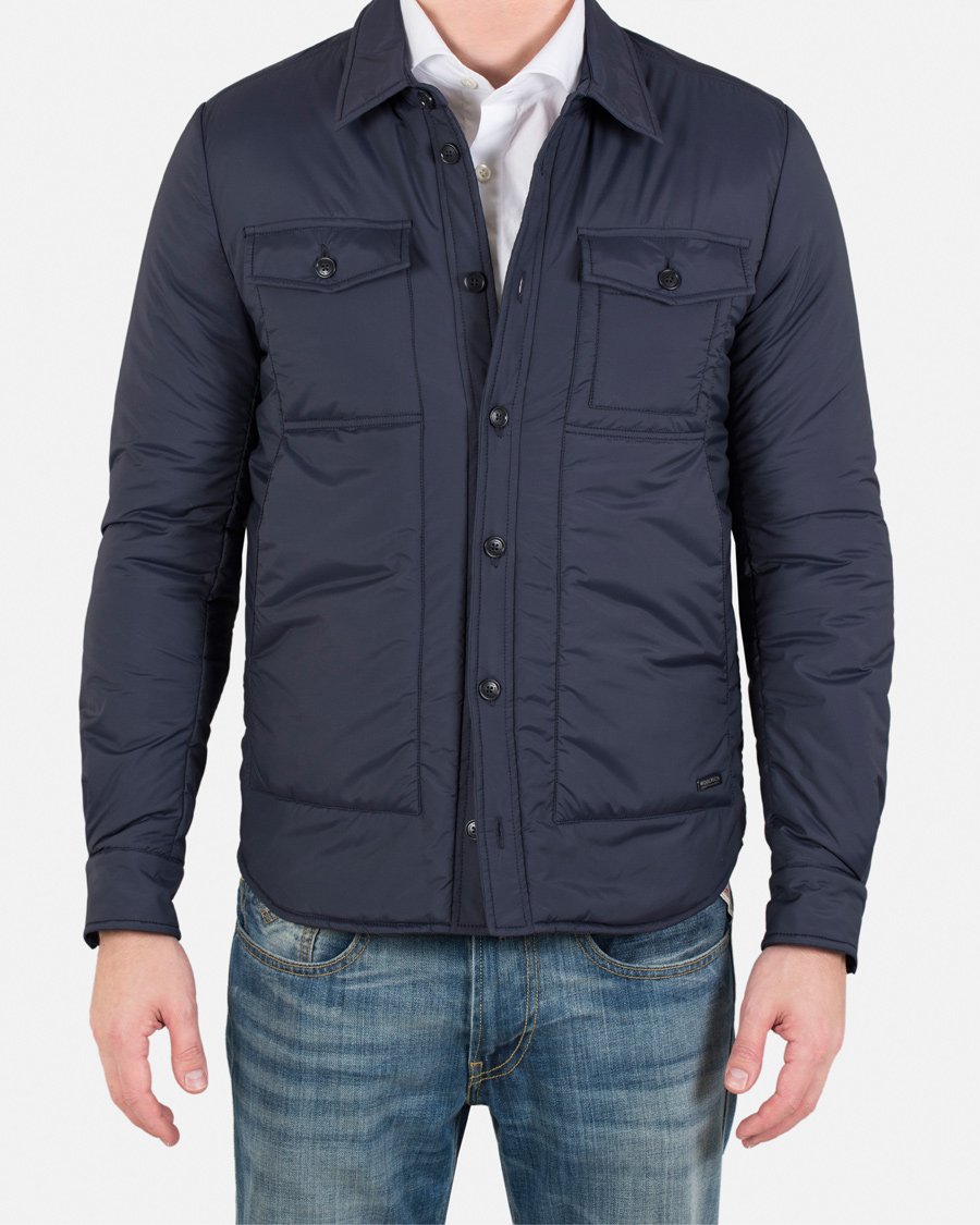 Herre | Jakker | Woolrich | Comfort Shirt Jacket Navy