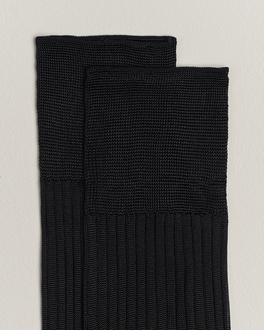 Herre | Afdelinger | Pantherella | Baffin Silk Long Sock Black