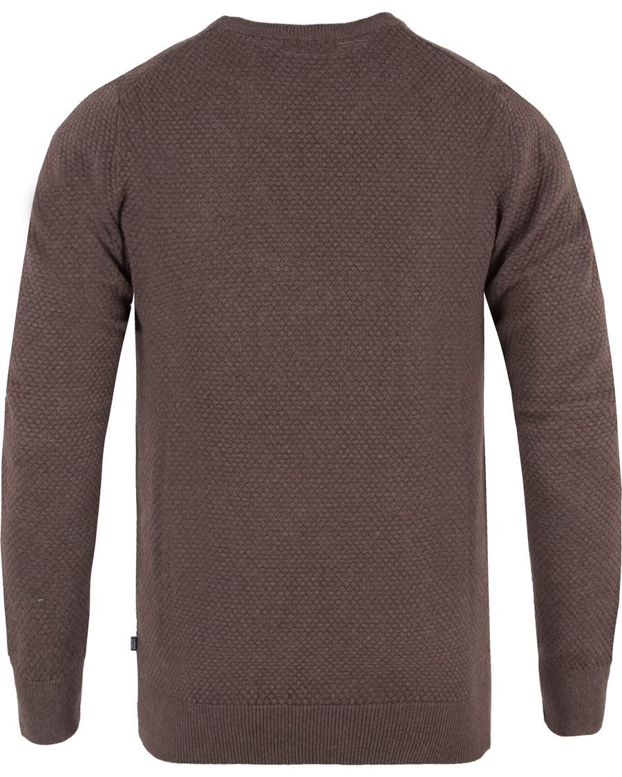 Herre | Trøjer | J.Lindeberg | Dexter Circle Structure Sweater Brown
