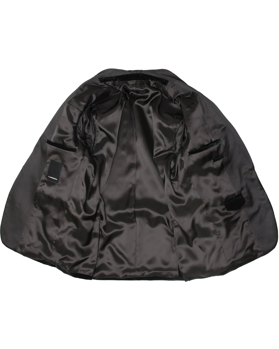 Herre | Blazere & jakker | J.Lindeberg | Savile Velvet Shawl Collar Tuxedo Dark Green