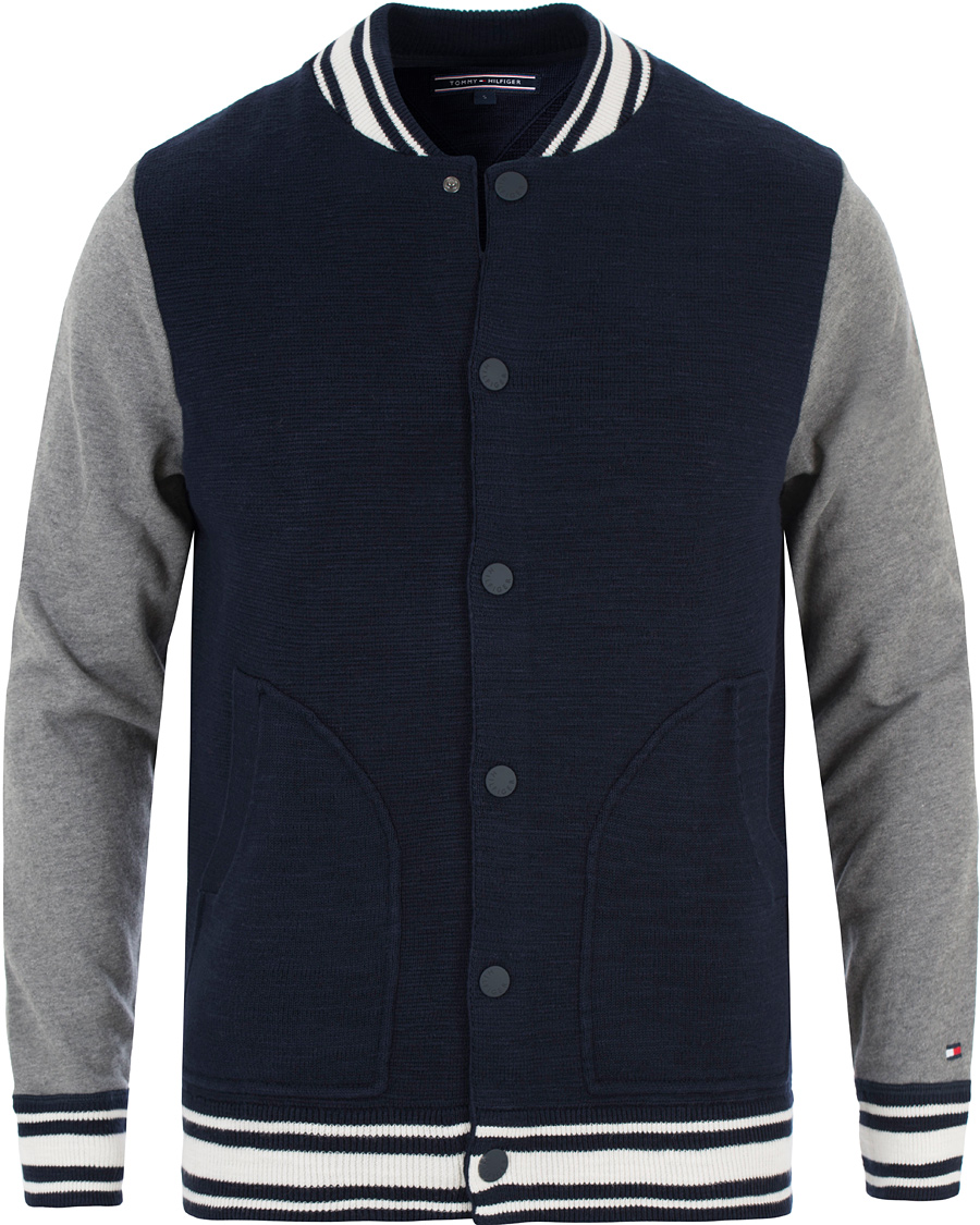 Herre | Trøjer | Tommy Hilfiger | Bas Baseball Jacket Navy Blazer