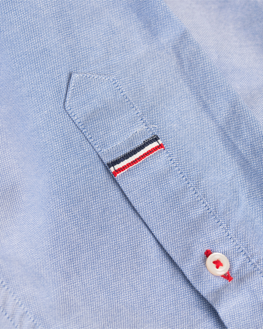 Herre | Skjorter | Tommy Hilfiger | New York Fit All Over H Embro Oxford Shirt Blue/Multi