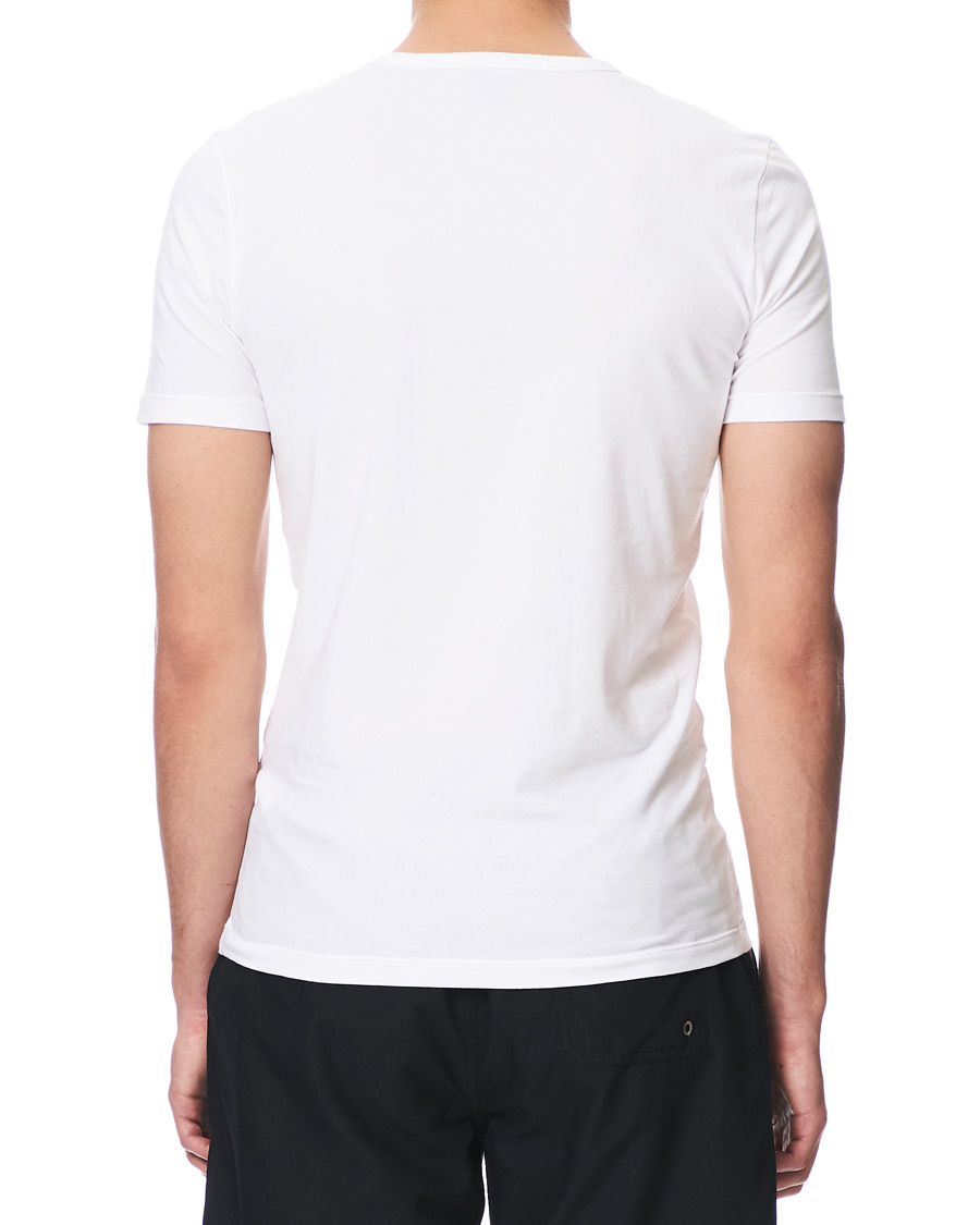 Herre | T-Shirts | BOSS BLACK | BOSS 2-Pack Crew Neck Slim Fit Tee White