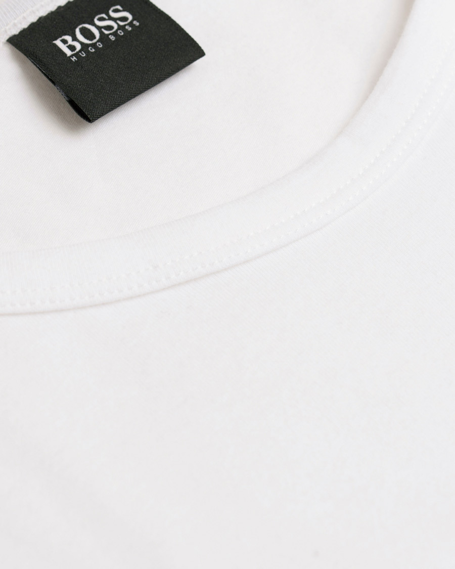 Herre | T-Shirts | BOSS BLACK | BOSS 2-Pack Crew Neck Slim Fit Tee White