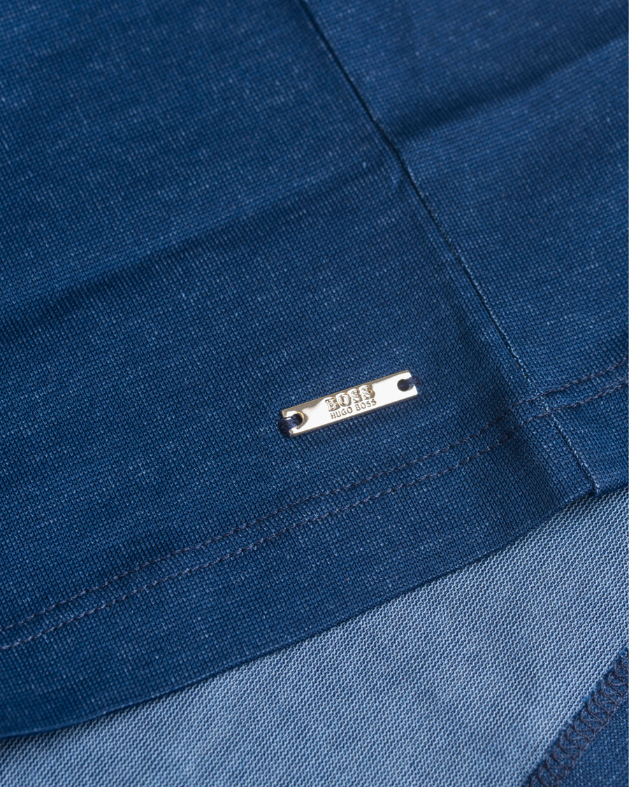 Herre | Trøjer | BOSS BLACK | BOSS T-Morrison Long Sleeve Polo Dark Indigo