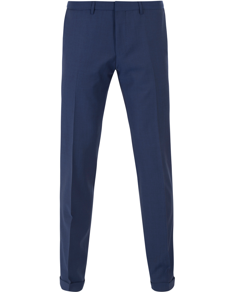 Herre | Jakkesæt | BOSS BLACK | BOSS Reyno/Wave Super 120 Wool Suit Medium Blue