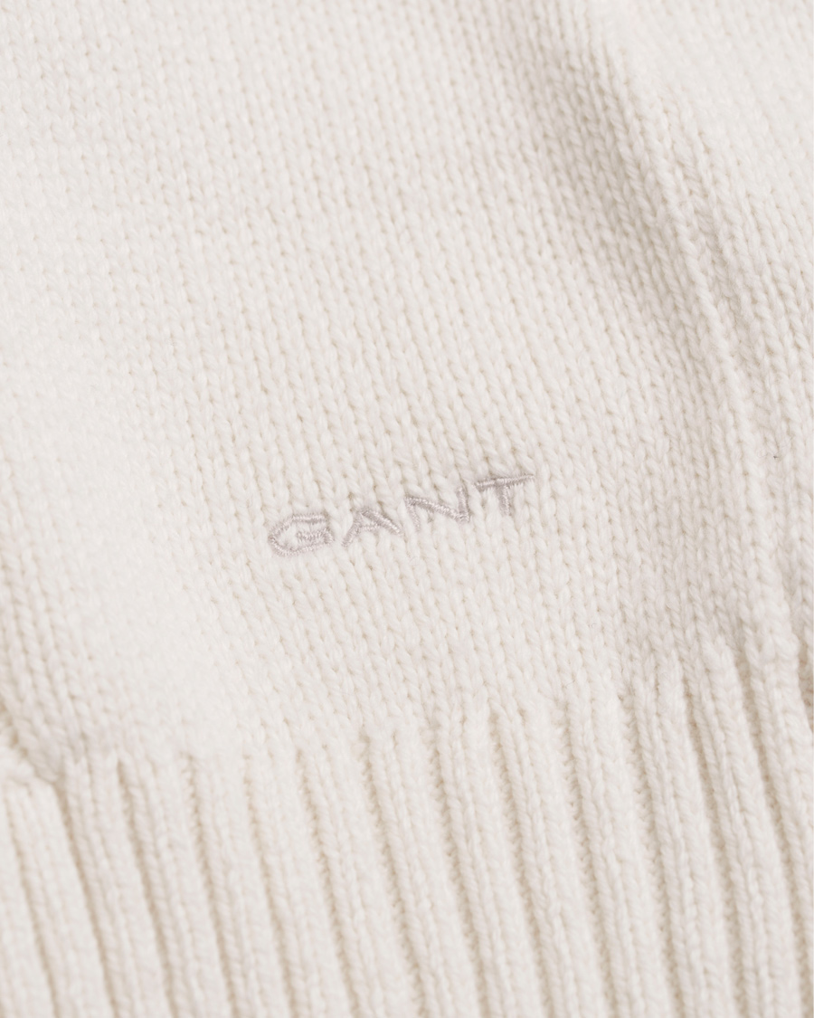 Herre | Trøjer | GANT | Cable Turtleneck Eggshell