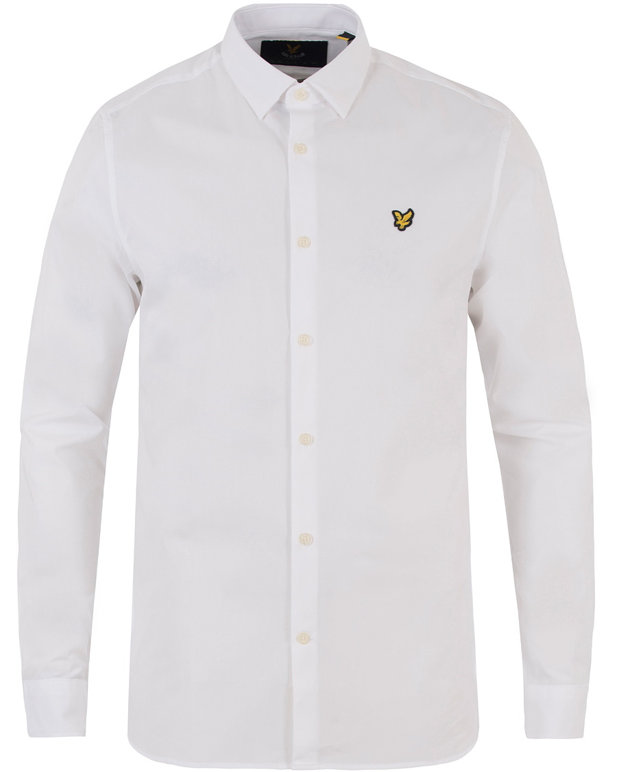 Herre | Skjorter | Lyle & Scott | Slim Fit Poplin Shirt White