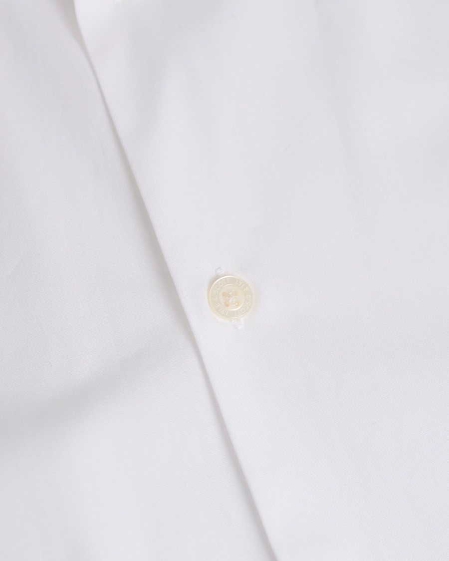 Herre | Skjorter | Lyle & Scott | Slim Fit Poplin Shirt White