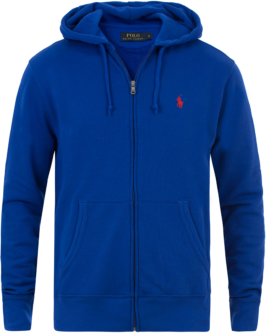 Herre | Trøjer | Polo Ralph Lauren | Full Zip Hoodie Royal Blue