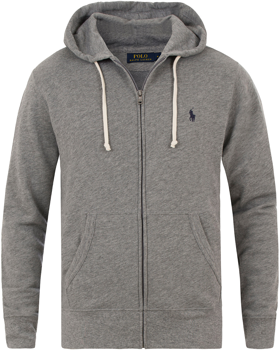 Herre | Trøjer | Polo Ralph Lauren | Full Zip Hoodie Speedway Grey