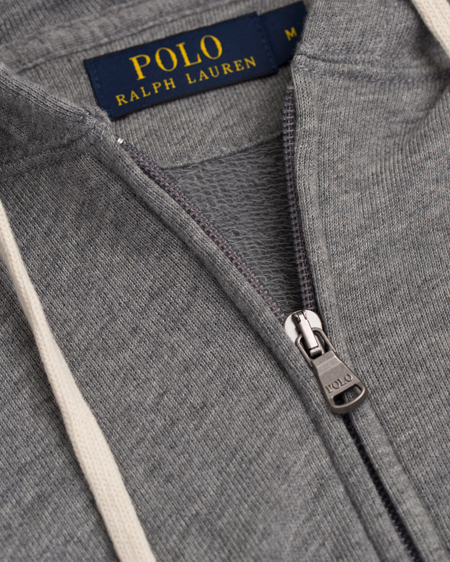 Herre | Trøjer | Polo Ralph Lauren | Full Zip Hoodie Speedway Grey