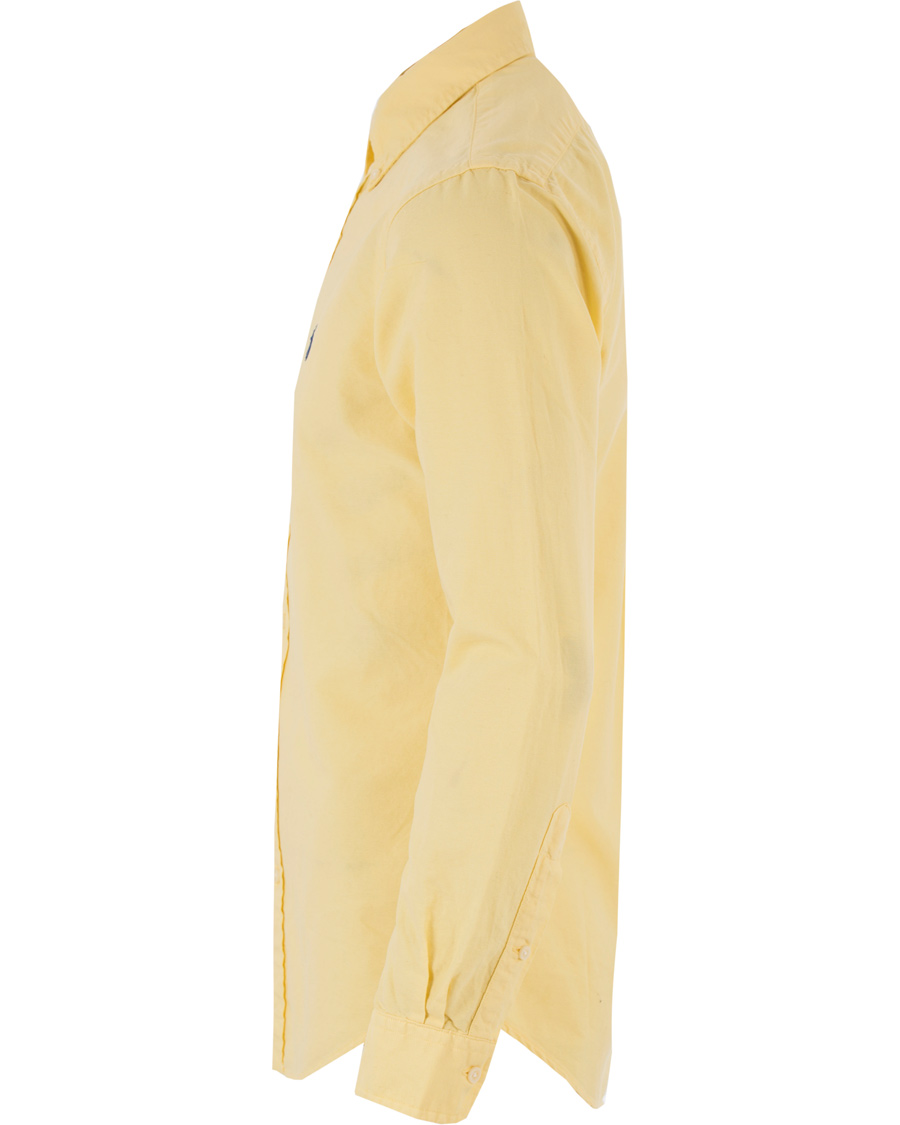 Herre | Skjorter | Polo Ralph Lauren | Slim Fit Garment Dyed Oxford Shirt Yellow