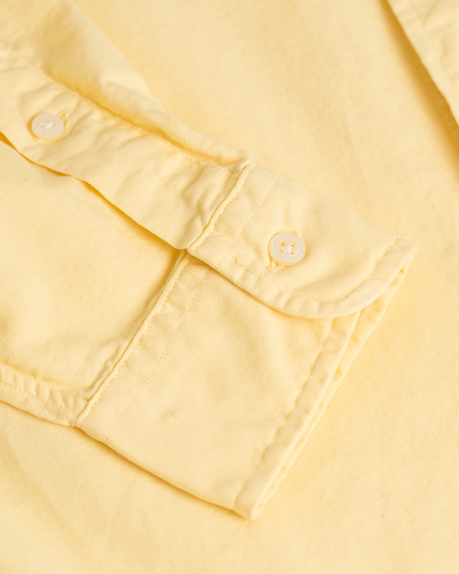 Herre | Skjorter | Polo Ralph Lauren | Slim Fit Garment Dyed Oxford Shirt Yellow