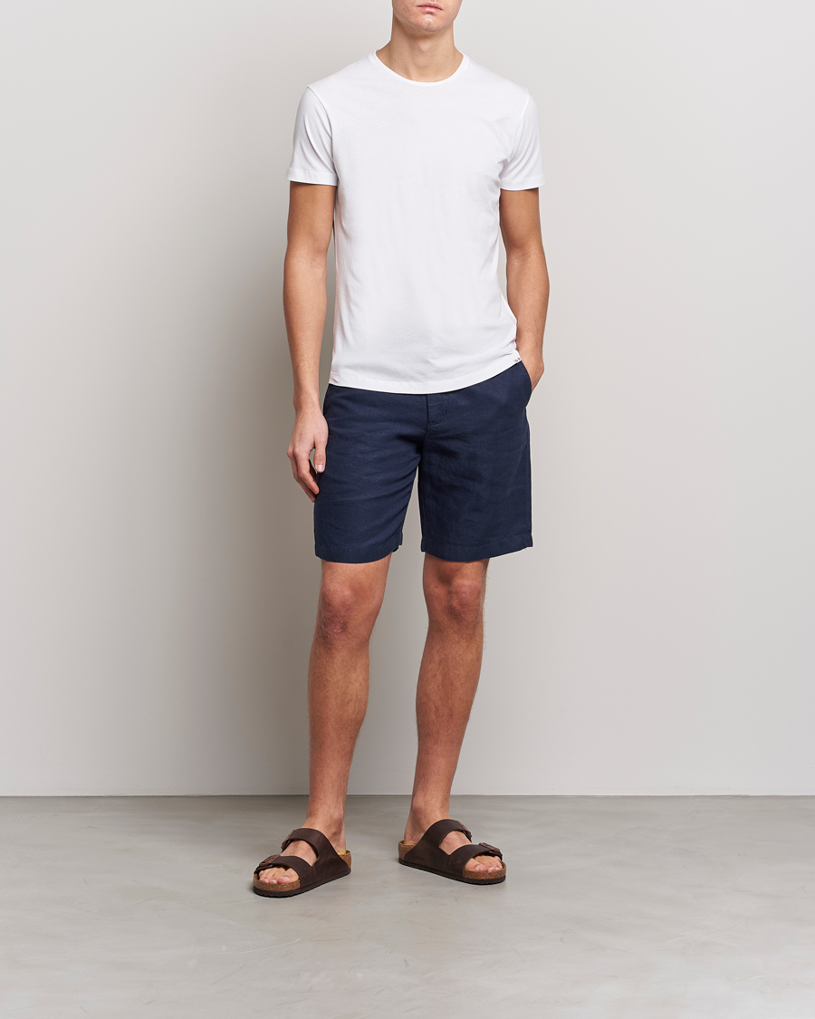 Herre | T-Shirts | Orlebar Brown | OB Crew Neck Tee White