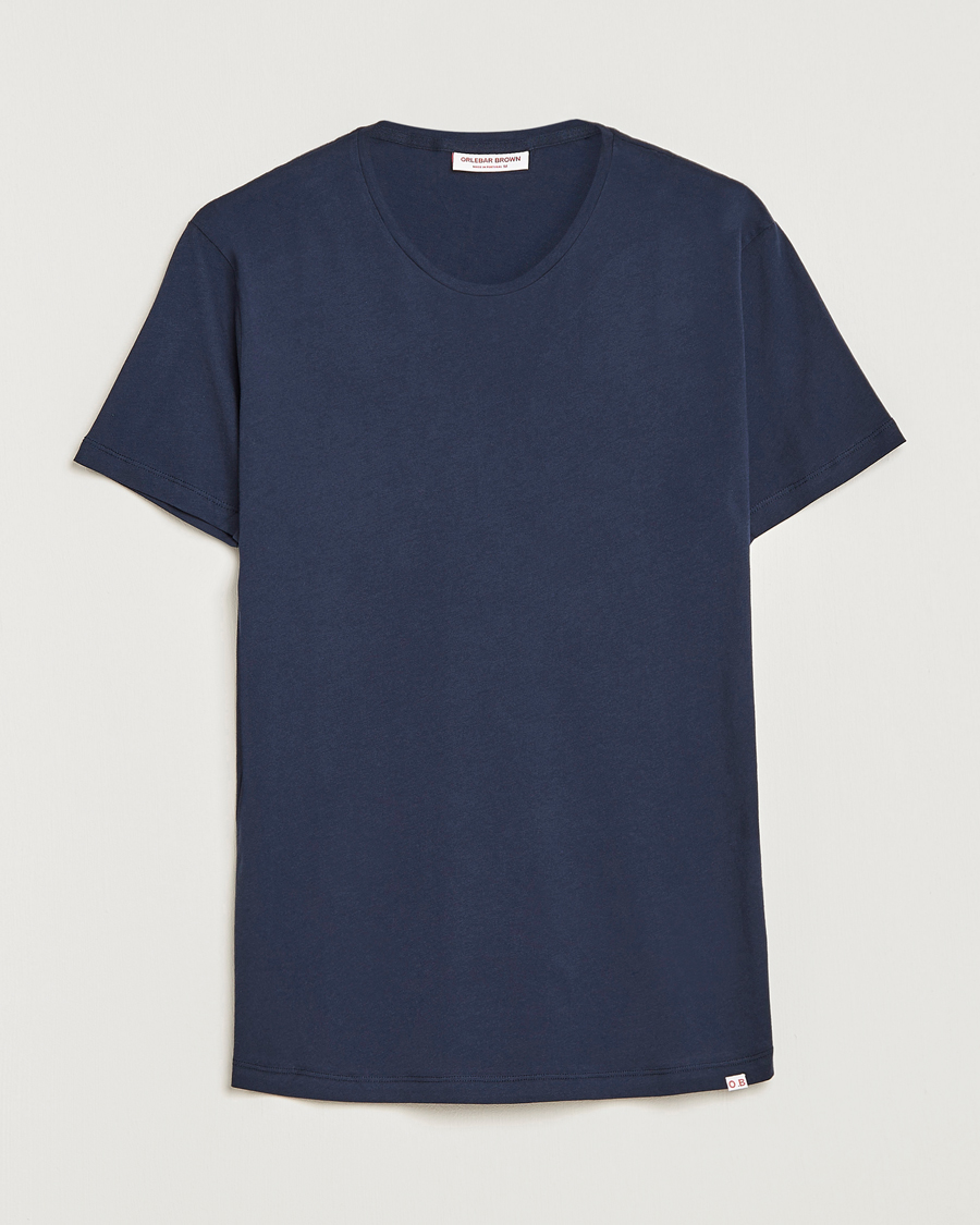 Herre |  | Orlebar Brown | OB Crew Neck Tee Navy