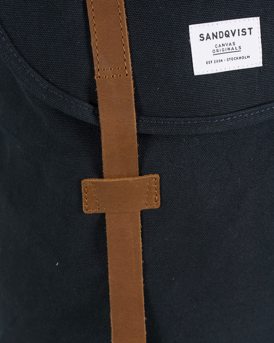 Herre | Sandqvist Stig Canvas Backpack Blue | Sandqvist | Stig Canvas Backpack Blue