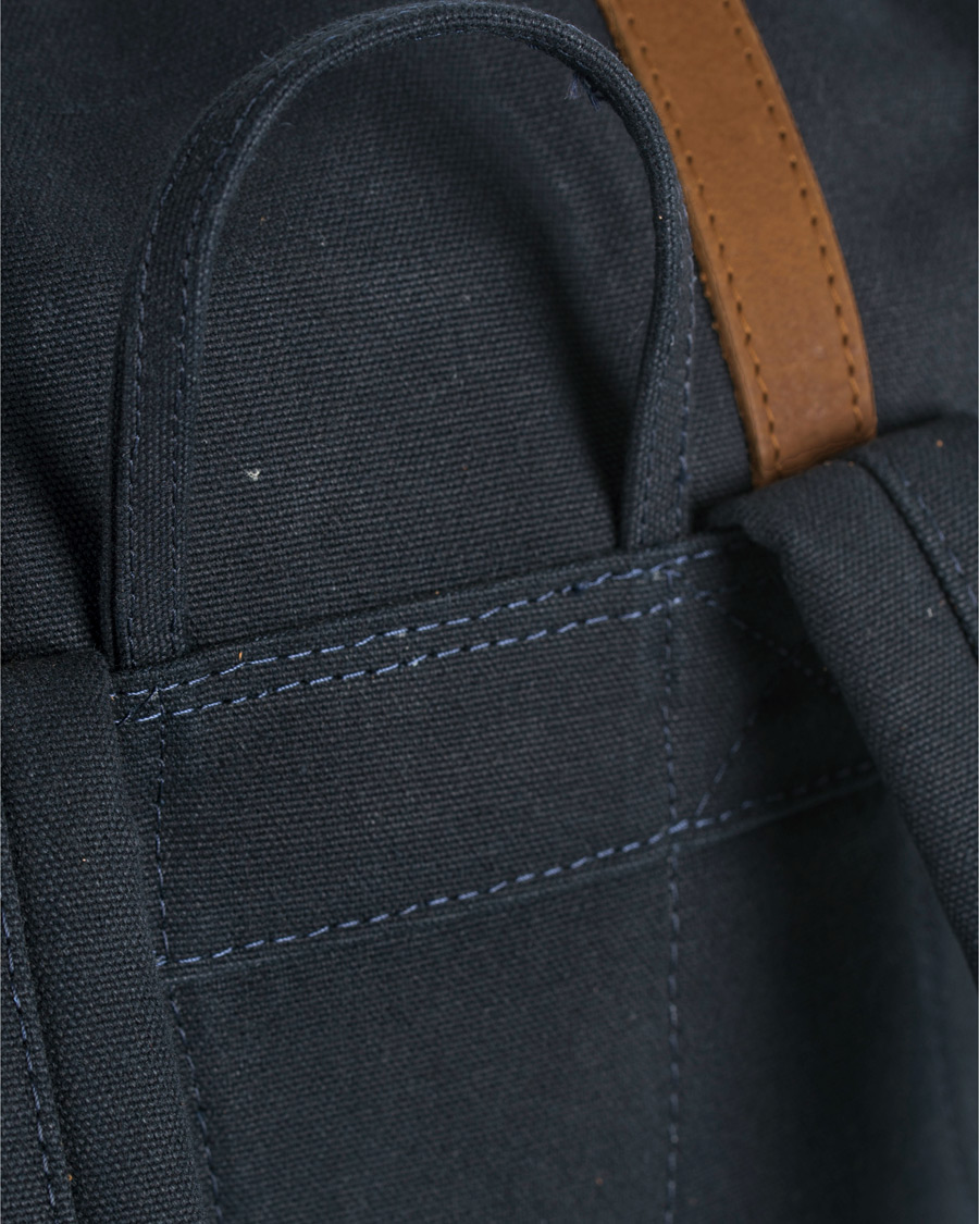 Herre | Sandqvist Stig Canvas Backpack Blue | Sandqvist | Stig Canvas Backpack Blue