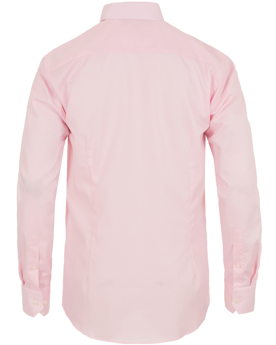 Herre | Skjorter | Eton | Slim Fit Cut Away Micro Print Shirt Pink/Red