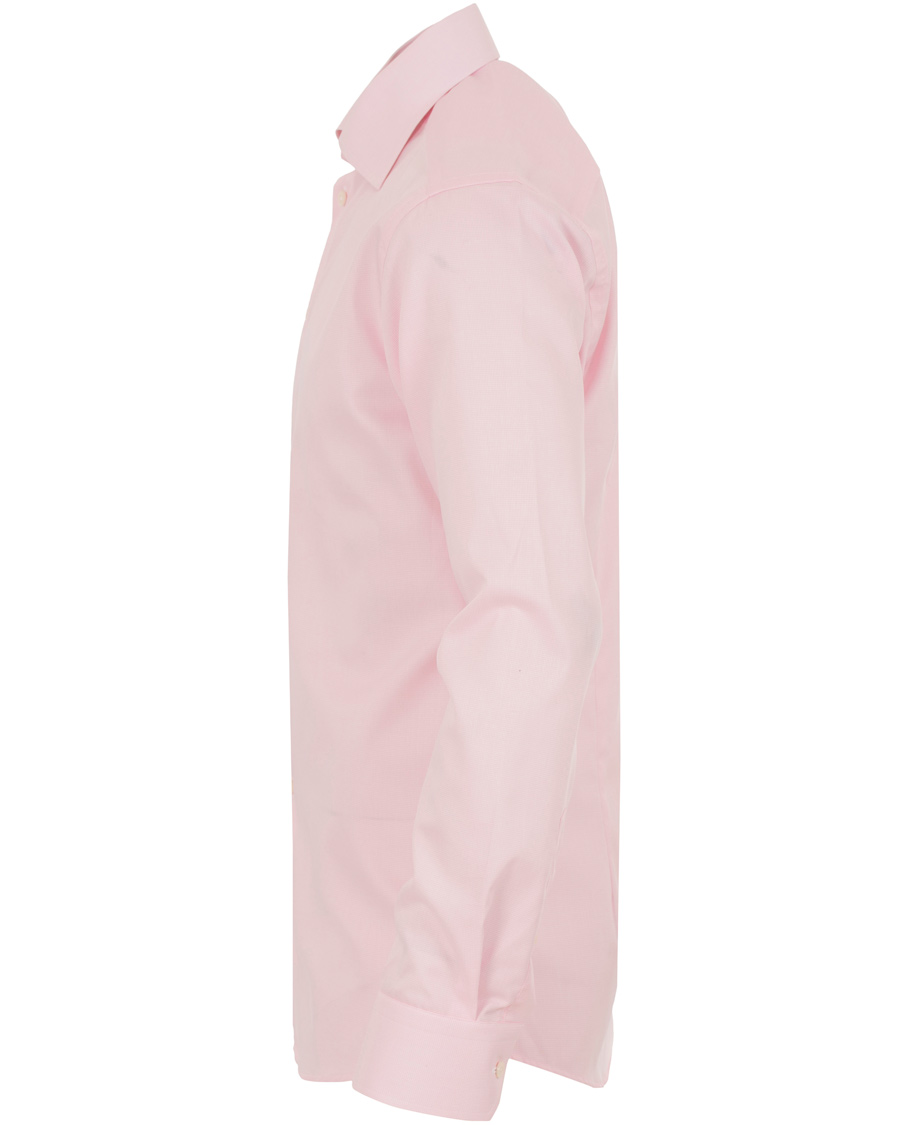 Herre | Skjorter | Eton | Slim Fit Cut Away Micro Print Shirt Pink/Red