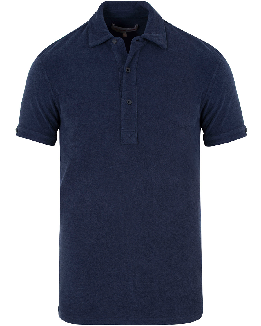 Herre | Polotrøjer | Orlebar Brown | Sebastian Towelling Polo Navy
