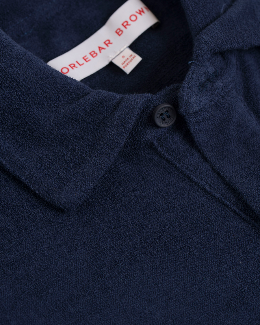 Herre | Polotrøjer | Orlebar Brown | Sebastian Towelling Polo Navy
