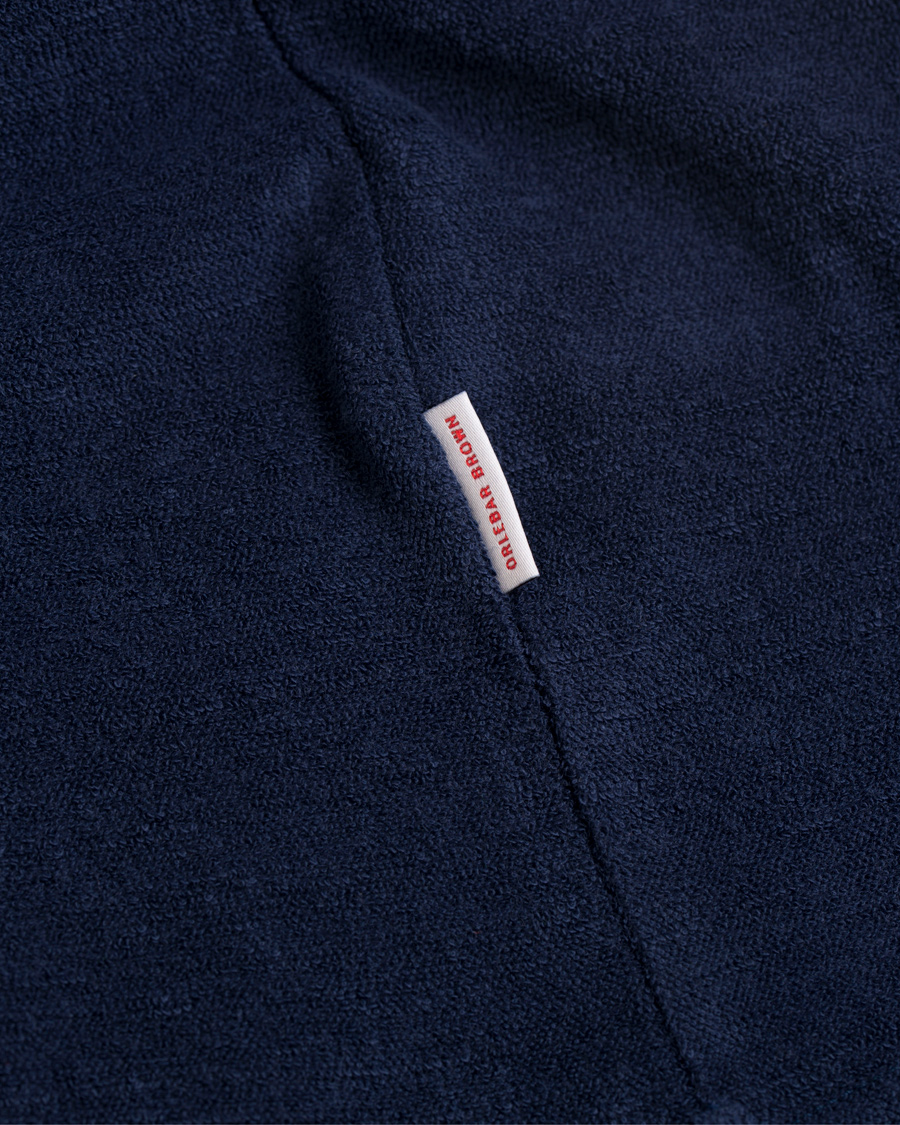 Herre | Polotrøjer | Orlebar Brown | Sebastian Towelling Polo Navy