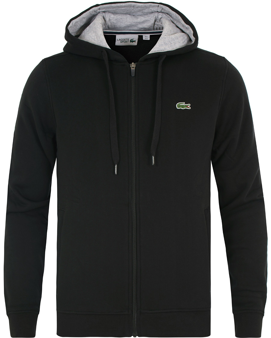 Herre | Trøjer | Lacoste | Full Zip Hoodie Sweatshirt Noir