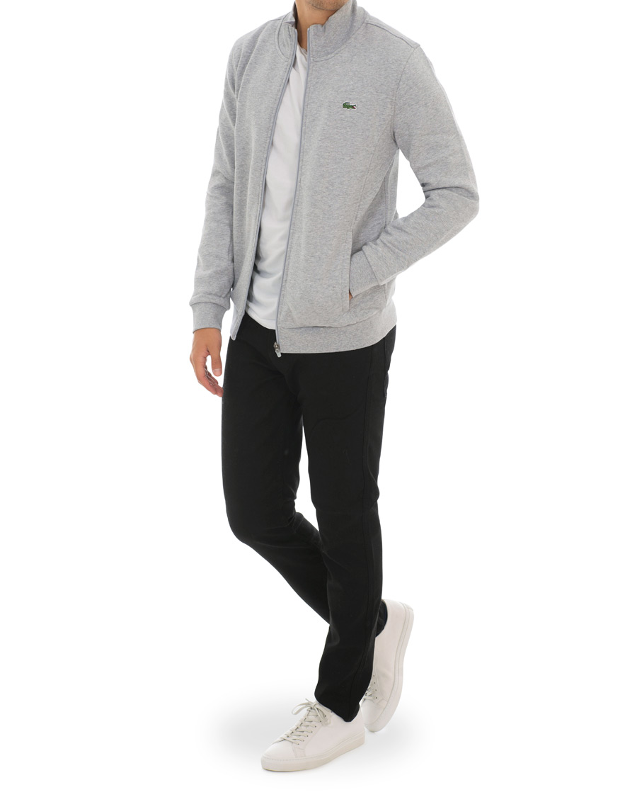 Herre | Trøjer | Lacoste | Zip Trough Sweatshirt Argent Chine