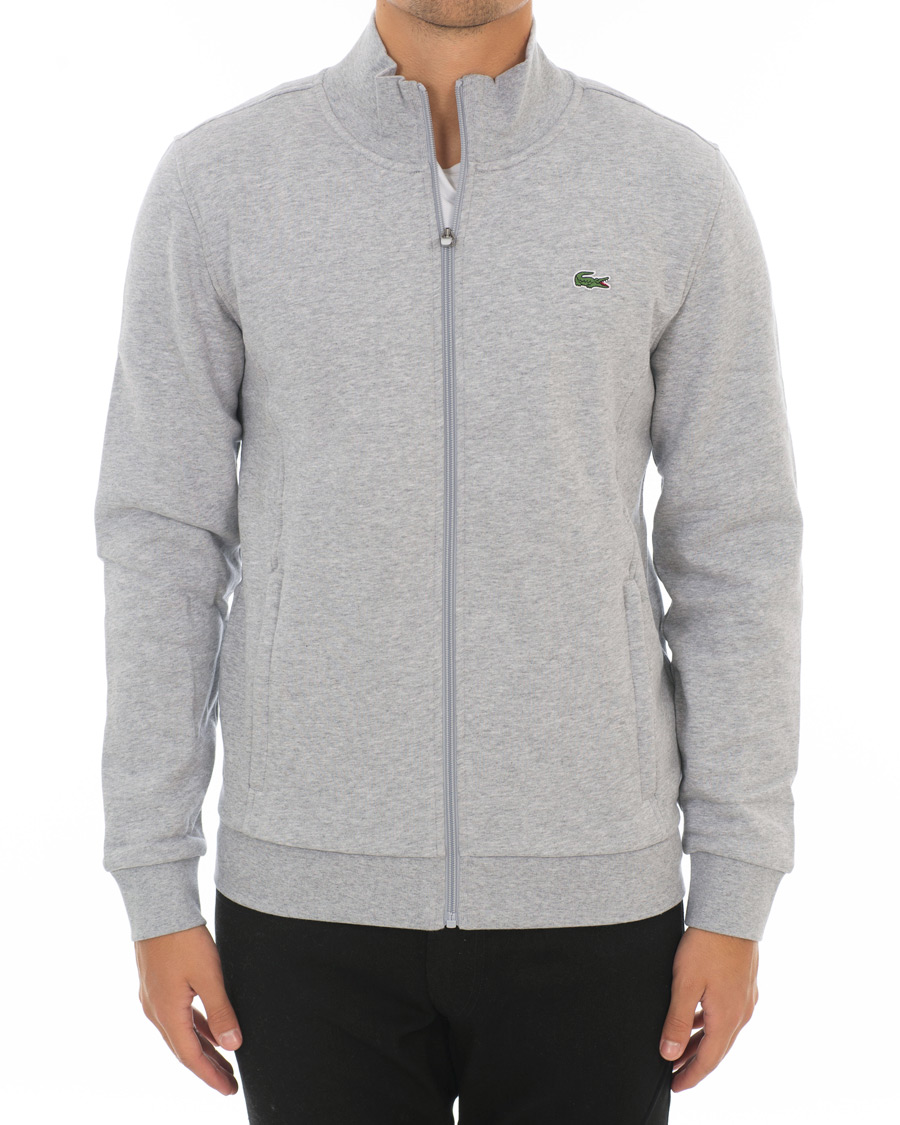 Herre | Trøjer | Lacoste | Zip Trough Sweatshirt Argent Chine