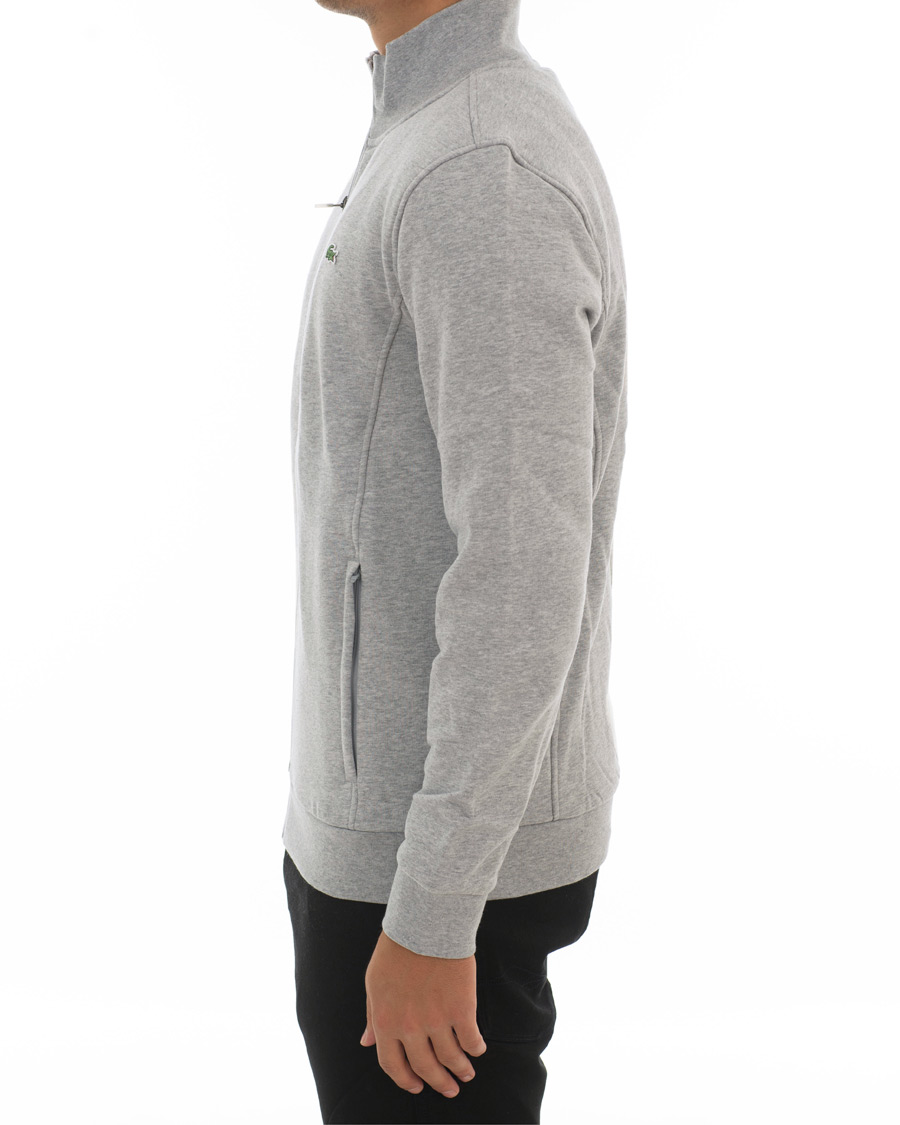 Herre | Trøjer | Lacoste | Zip Trough Sweatshirt Argent Chine