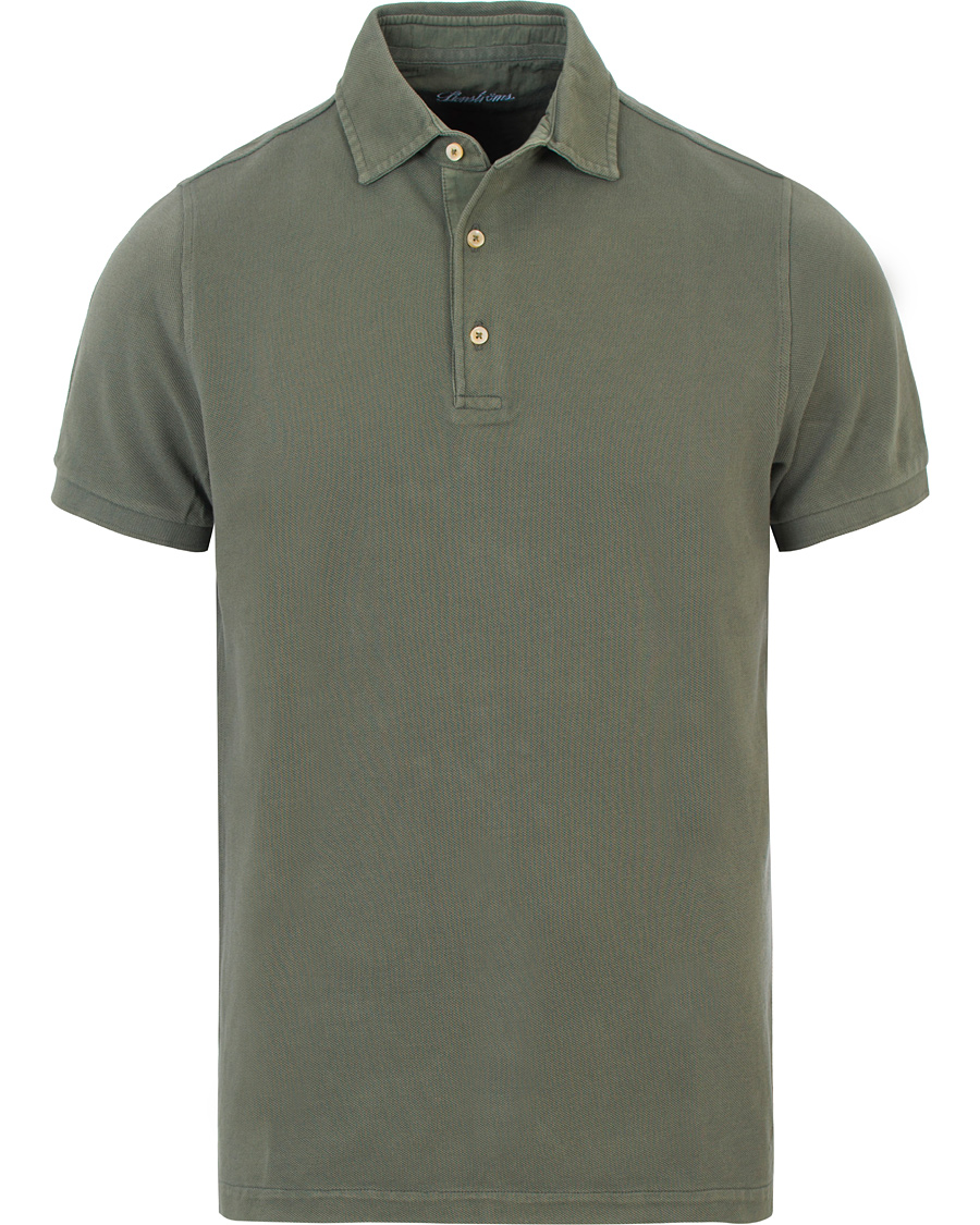 Herre | Polotrøjer | Stenströms | Pigment Dyed Polo Forrest Green