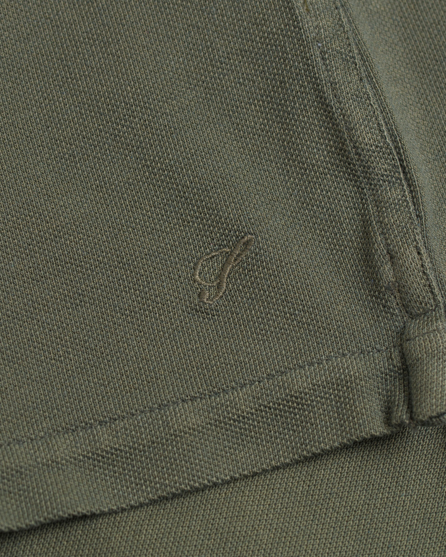 Herre | Polotrøjer | Stenströms | Pigment Dyed Polo Forrest Green